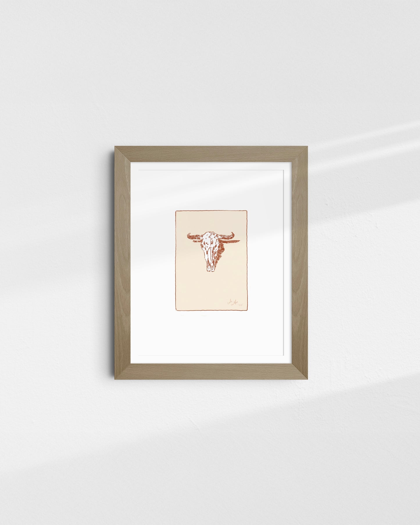 Buffalo skull