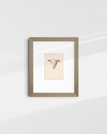 Buffalo skull