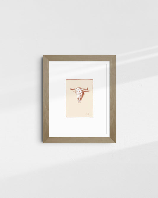 Buffalo skull